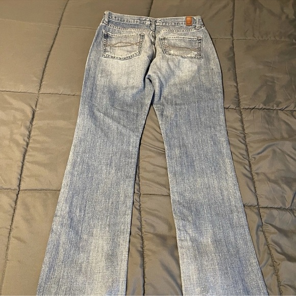 ABERCROMBIE & FITCH ERIN STRAIGHT LEG WOMENS JEANS Sz 8R Blue - Picture 3 of 6
